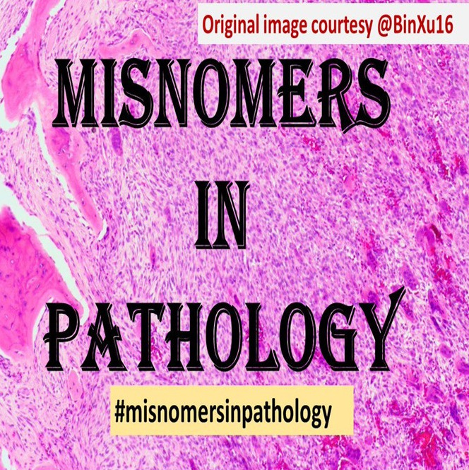 Misnomers in Pathology    #misnomersinpathology